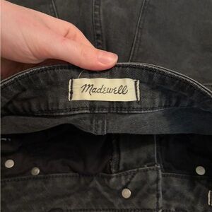 Madewell Charcoal Denim shorts